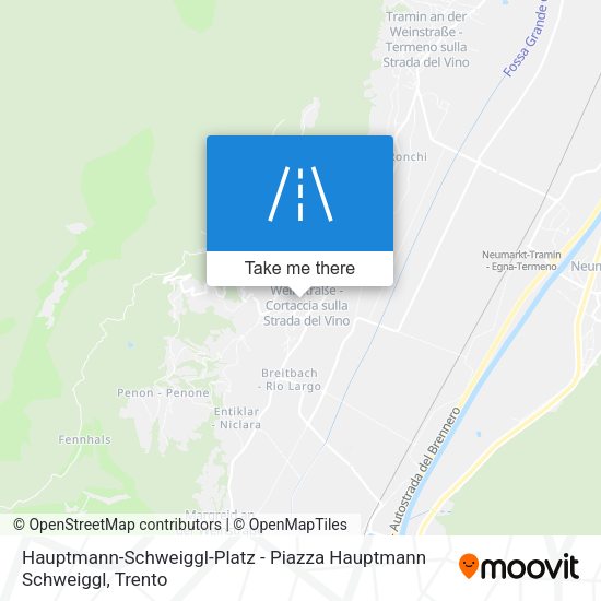 Hauptmann-Schweiggl-Platz - Piazza Hauptmann Schweiggl map