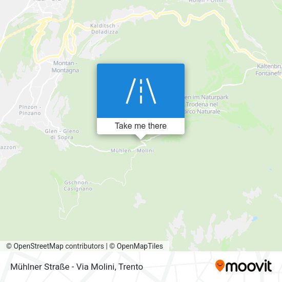 Mühlner Straße - Via Molini map