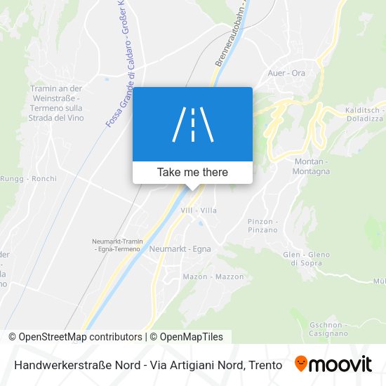 Handwerkerstraße Nord - Via Artigiani Nord map