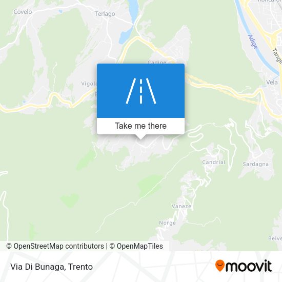 Via Di Bunaga map