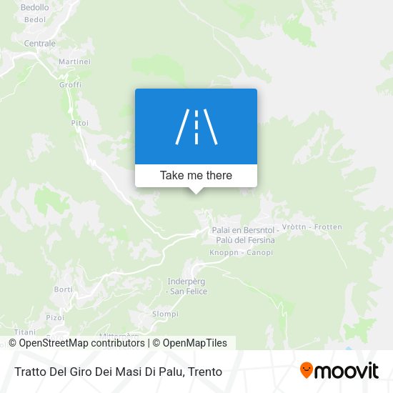 Tratto Del Giro Dei Masi Di Palu map