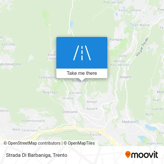 Strada Di Barbaniga map