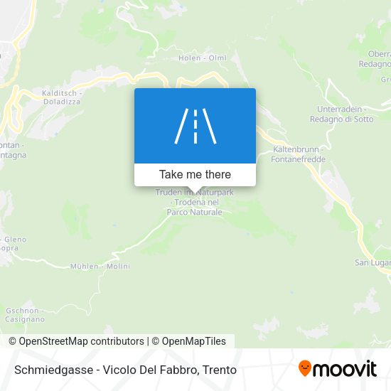 Schmiedgasse - Vicolo Del Fabbro map