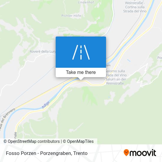 Fosso Porzen - Porzengraben map
