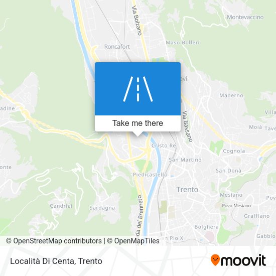 Località Di Centa map