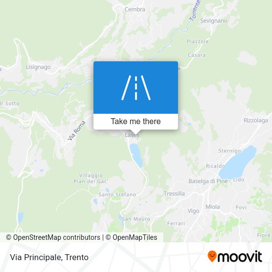 Via Principale map