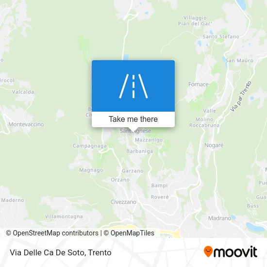 Via Delle Ca De Soto map