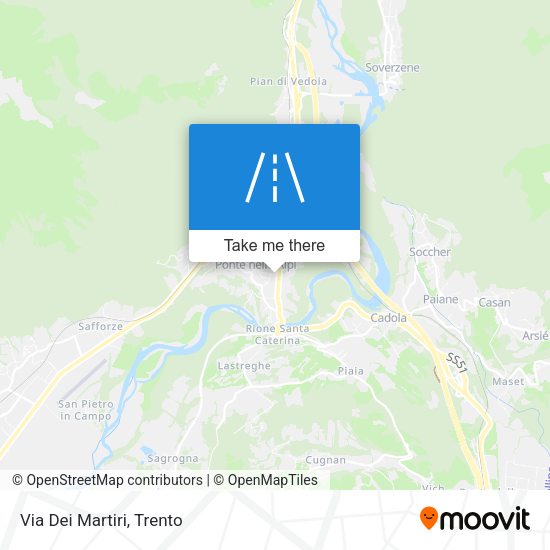 Via Dei Martiri map
