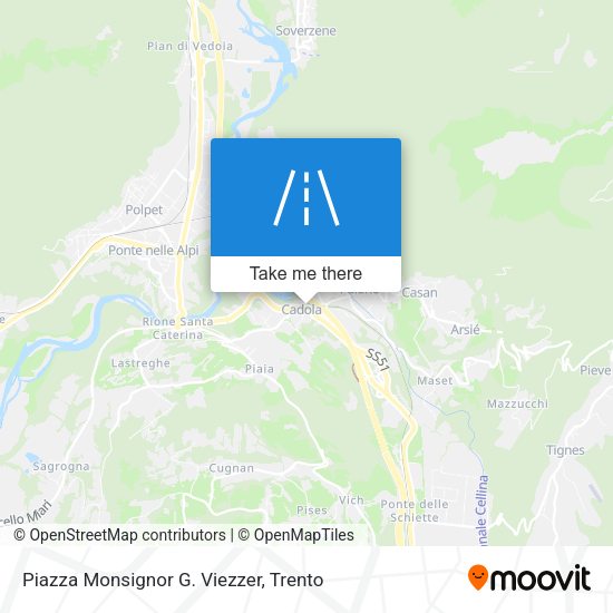 Piazza Monsignor G. Viezzer map