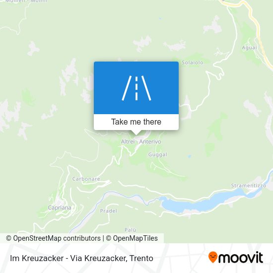 Im Kreuzacker - Via Kreuzacker map