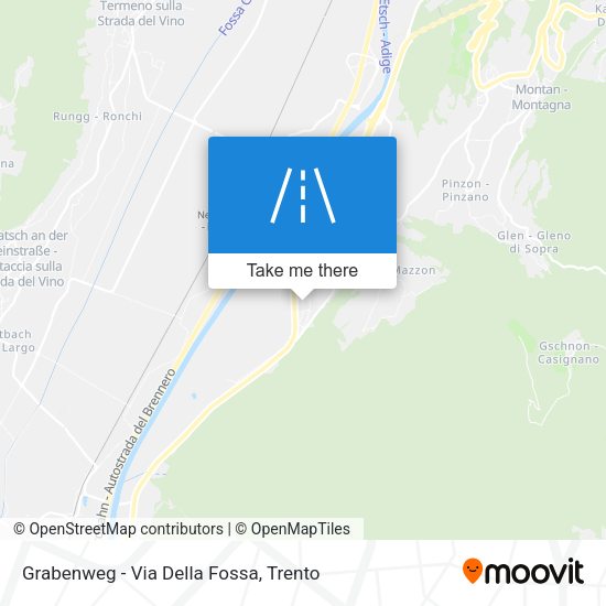 Grabenweg - Via Della Fossa map