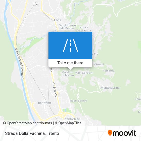 Strada Della Fachina map