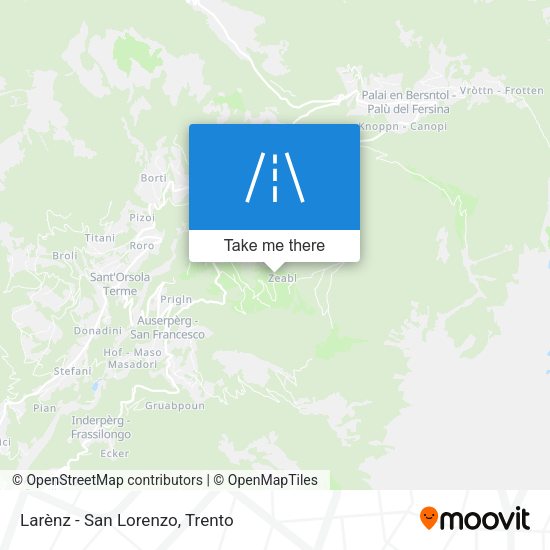 Larènz - San Lorenzo map