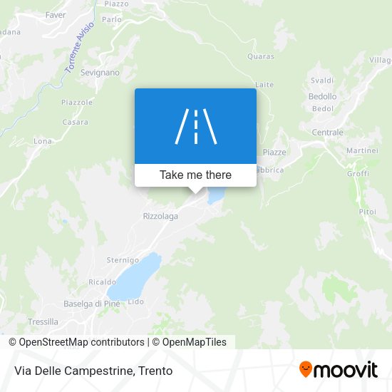 Via Delle Campestrine map