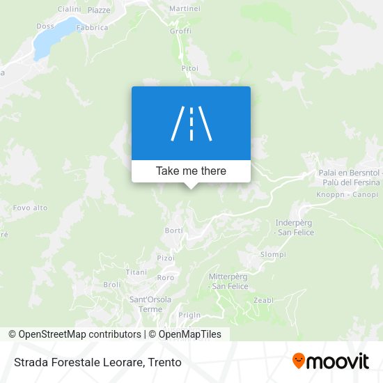 Strada Forestale Leorare map