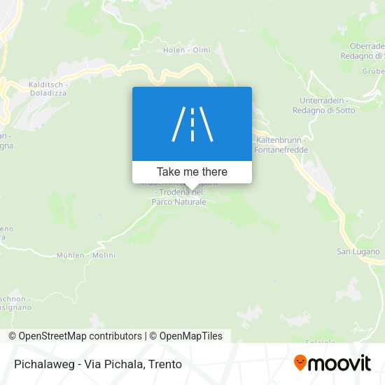 Pichalaweg - Via Pichala map