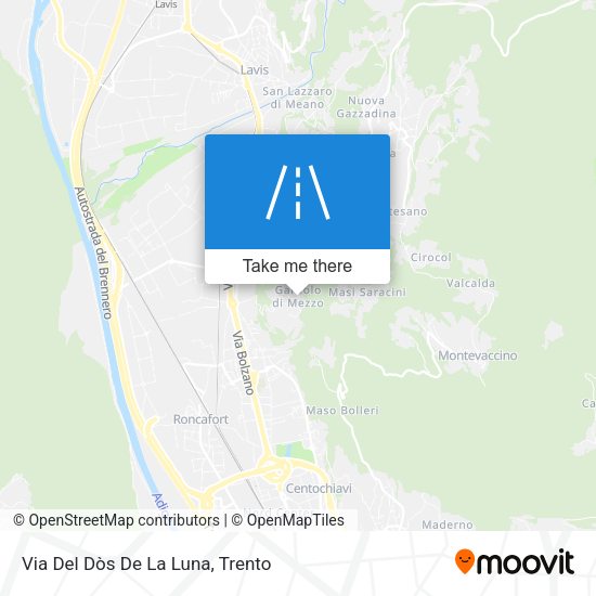 Via Del Dòs De La Luna map