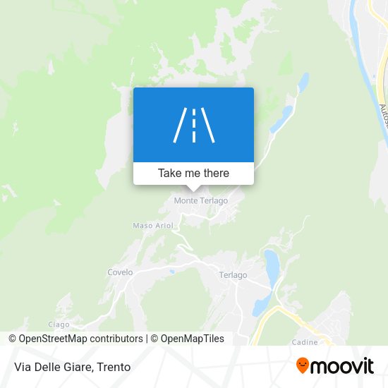 Via Delle Giare map