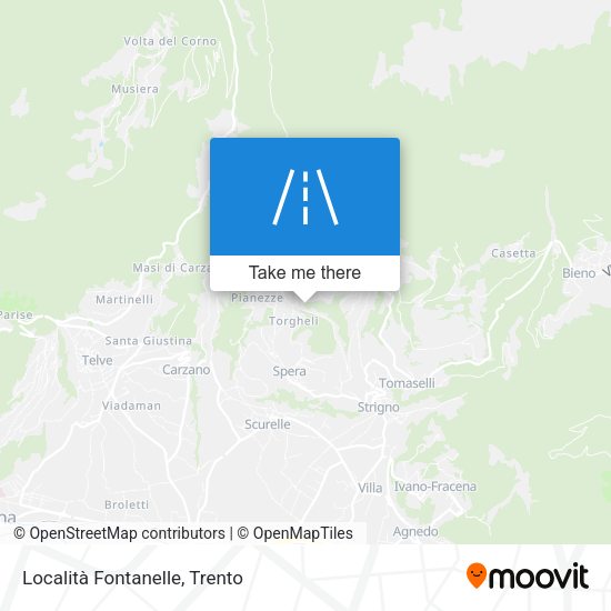 Località Fontanelle map