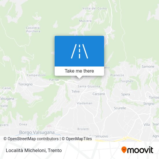 Località Micheloni map