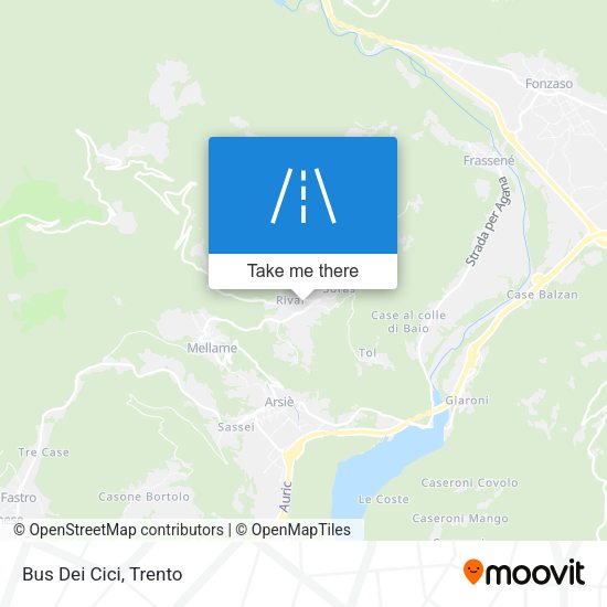 Bus Dei Cici map