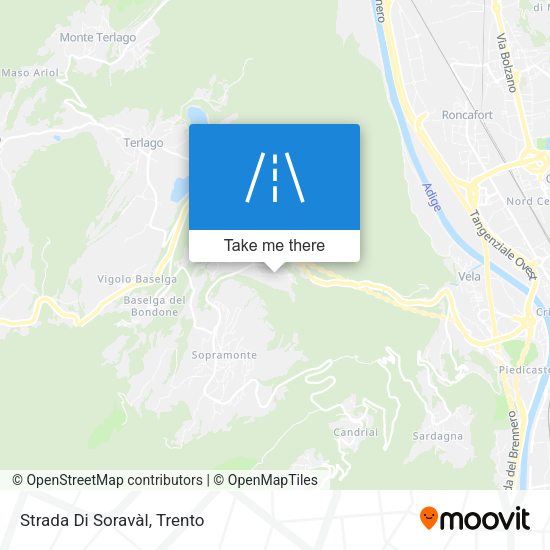 Strada Di Soravàl map