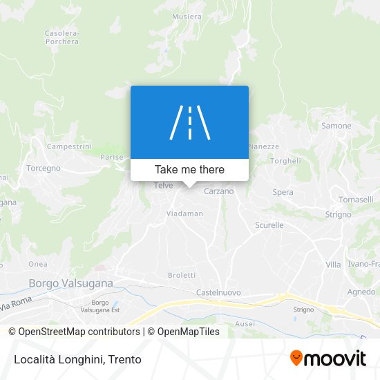 Località Longhini map