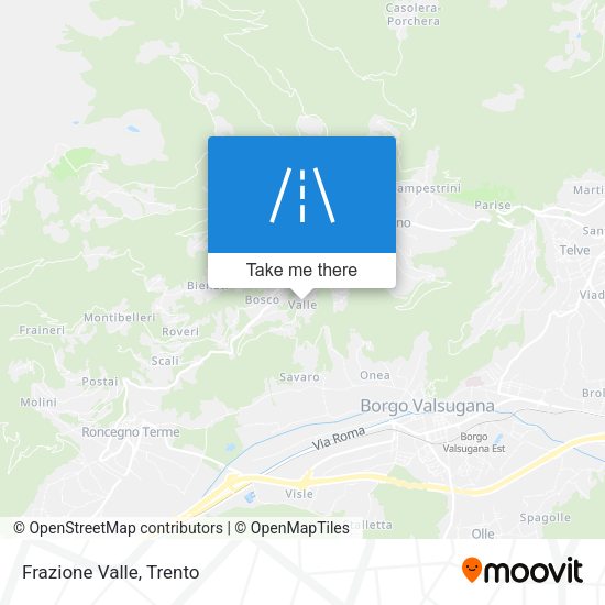 Frazione Valle map