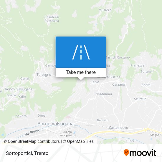 Sottoportici map