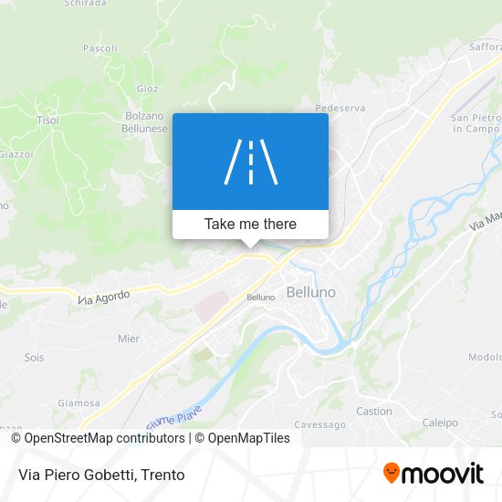 Via Piero Gobetti map