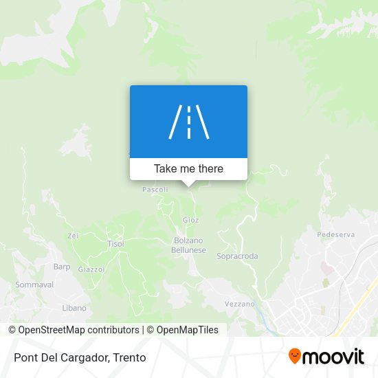 Pont Del Cargador map