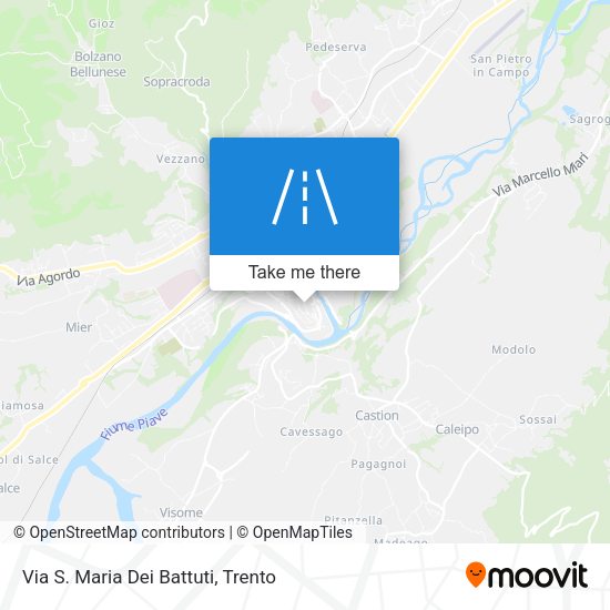 Via S. Maria Dei Battuti map