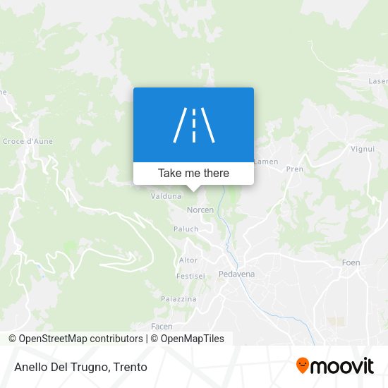 Anello Del Trugno map