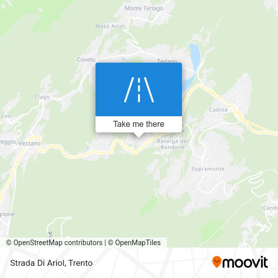 Strada Di Ariol map