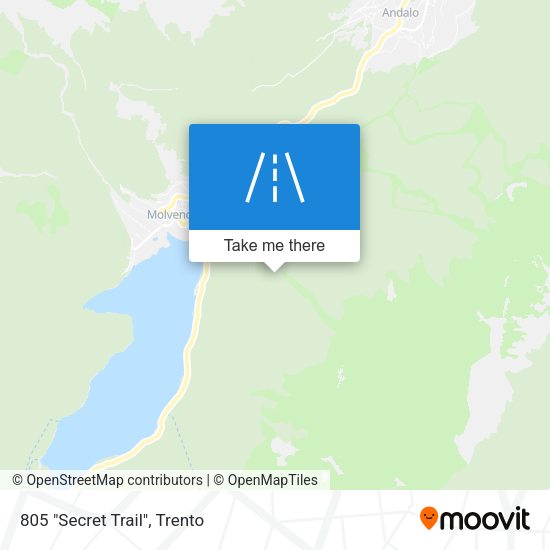 805 "Secret Trail" map