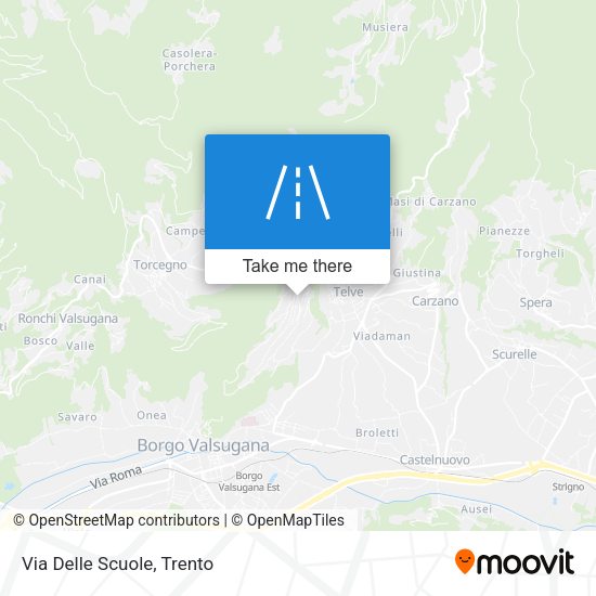 Via Delle Scuole map