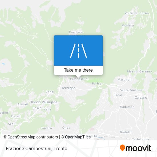 Frazione Campestrini map