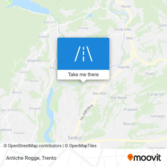 Antiche Rogge map