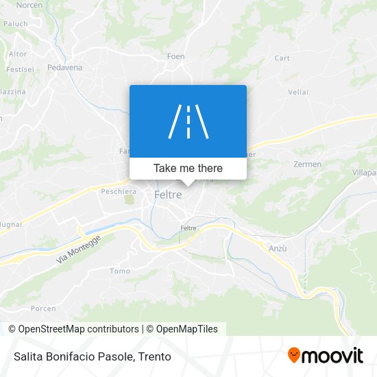 Salita Bonifacio Pasole map