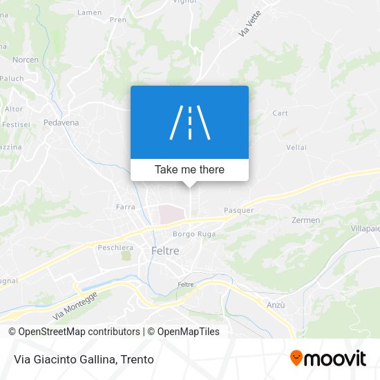 Via Giacinto Gallina map