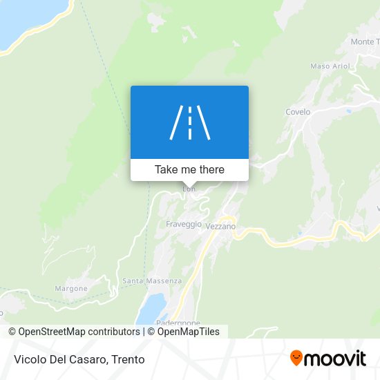 Vicolo Del Casaro map