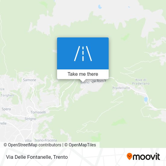 Via Delle Fontanelle map