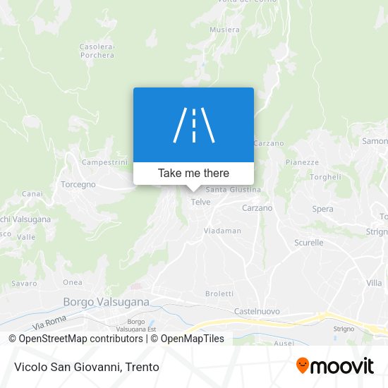 Vicolo San Giovanni map