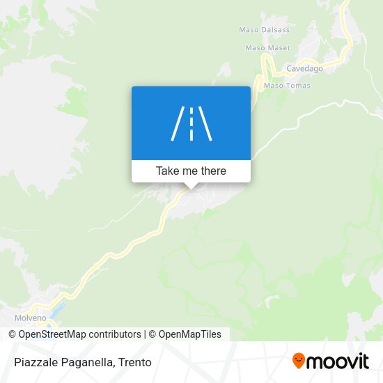 Piazzale Paganella map