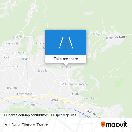 Via Delle Filande map