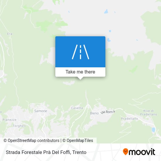 Strada Forestale Prà Del Foffi map