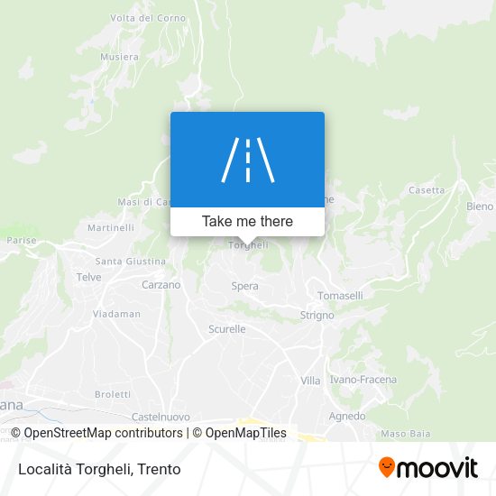 Località Torgheli map