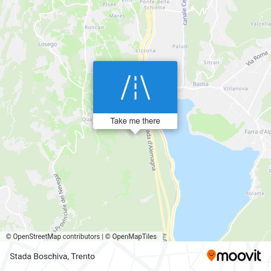 Stada Boschiva map