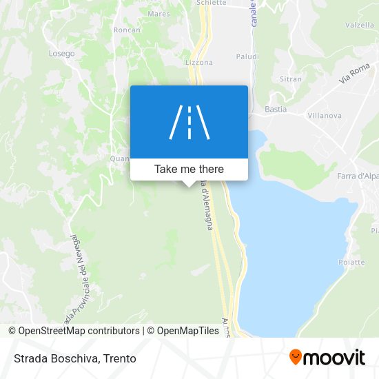 Strada Boschiva map