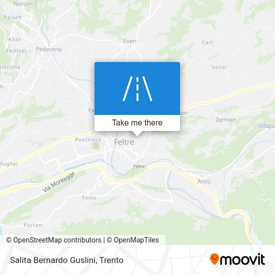 Salita Bernardo Guslini map